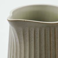 Pleat kande 21 cm, brå/brun