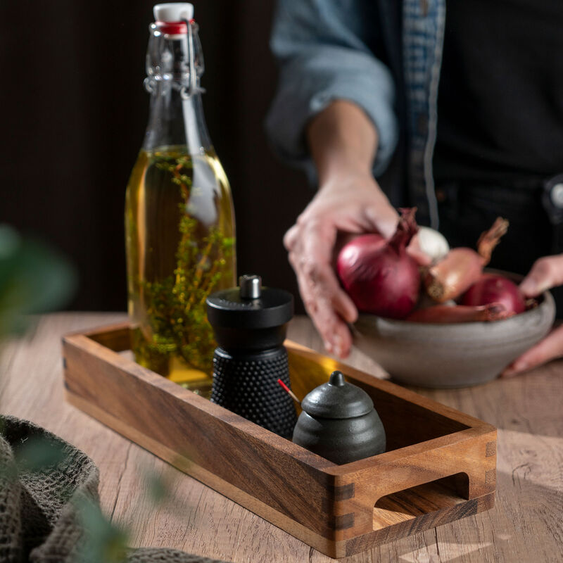 Zassenhaus Serveringsbakke 32x12x4,5cm, akacietræ