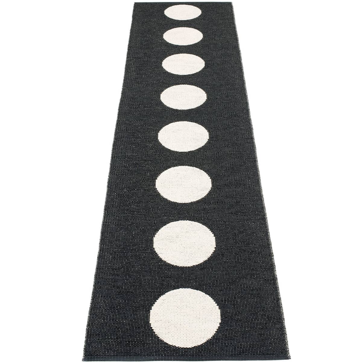 Gulvteppe Vera, 70 x 300 cm, black/vanilla