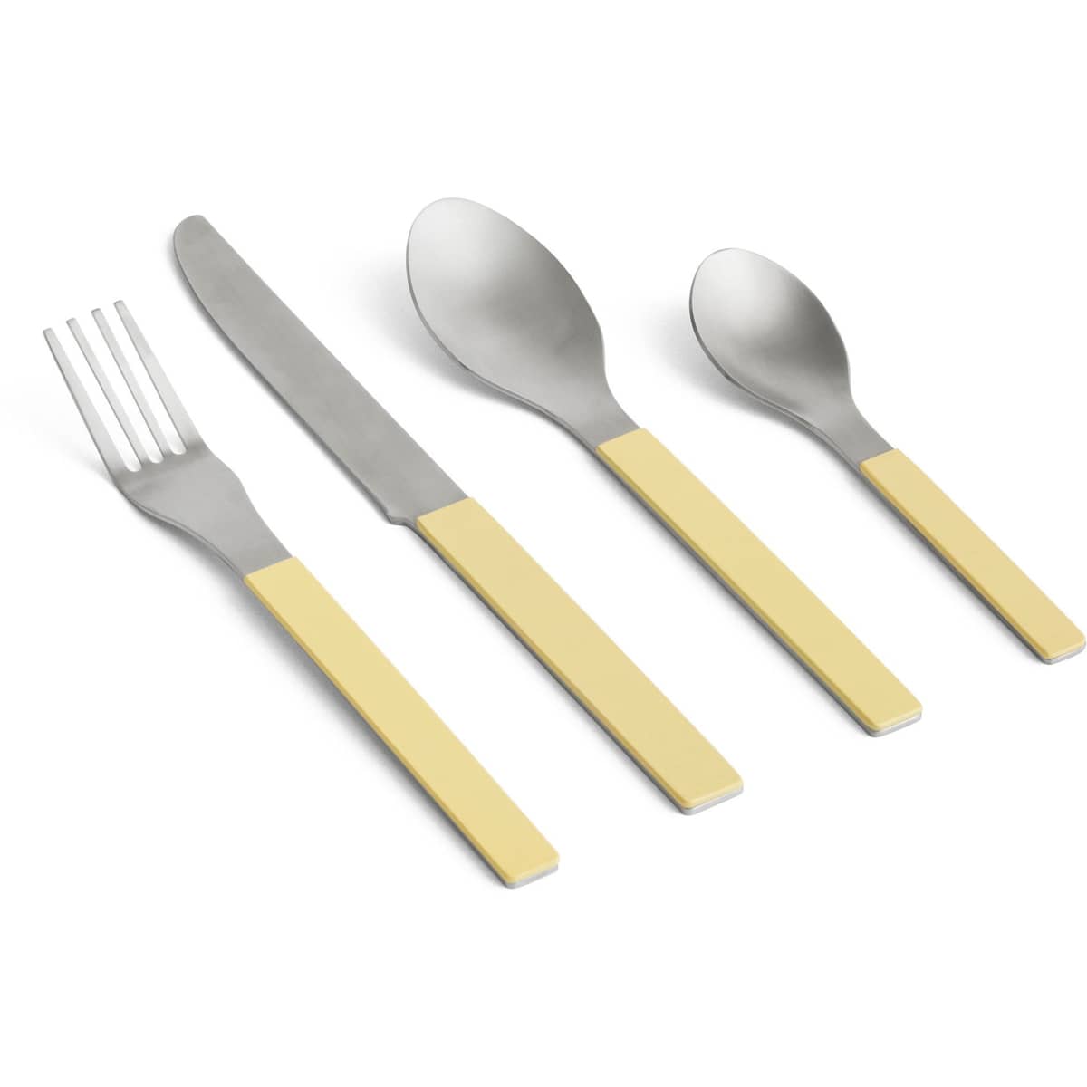 MVS bestickset 4 delar, gul