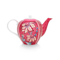 PIP Studio Flower Festival teekannu 1,6 litraa, vaaleanpunainen