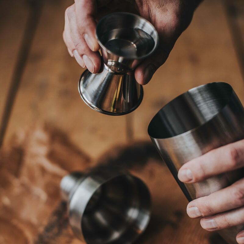 Maya mätglas, rostfritt stål