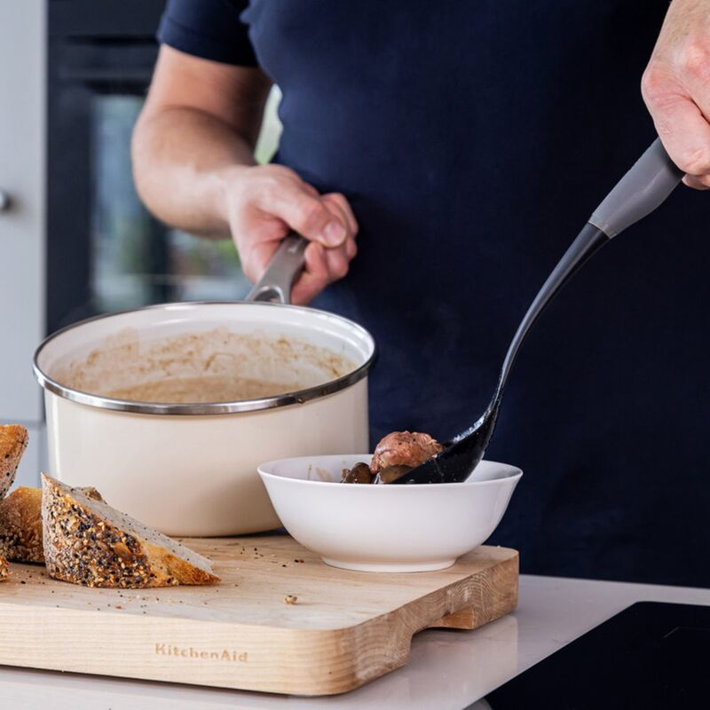 Reikäkauha, charcoal grey