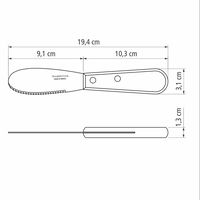 Smörkniv 19,5 cm