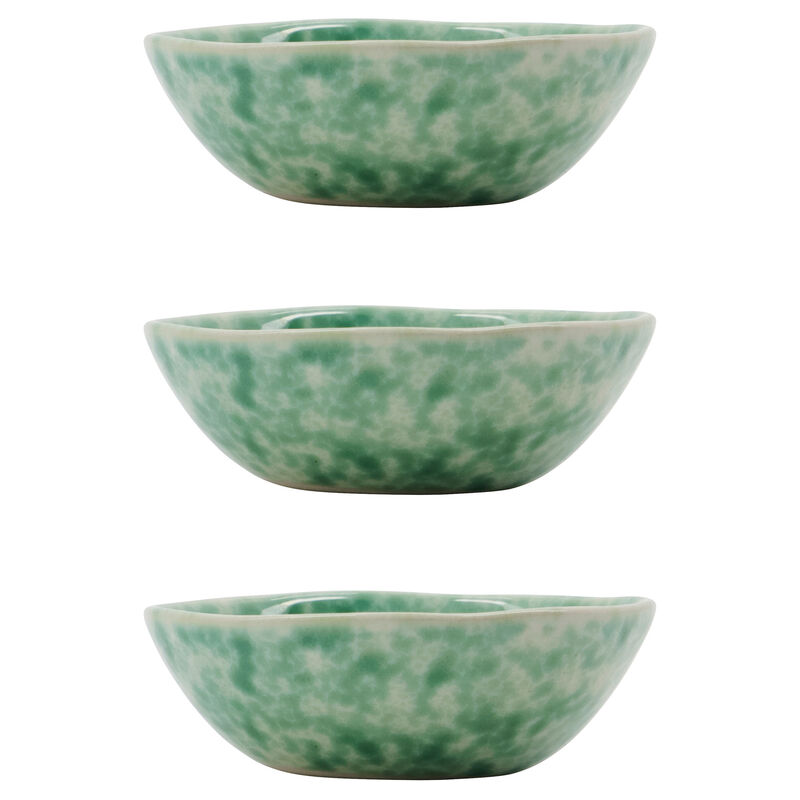 House Doctor Mini Diva kulho-setti, vihreä