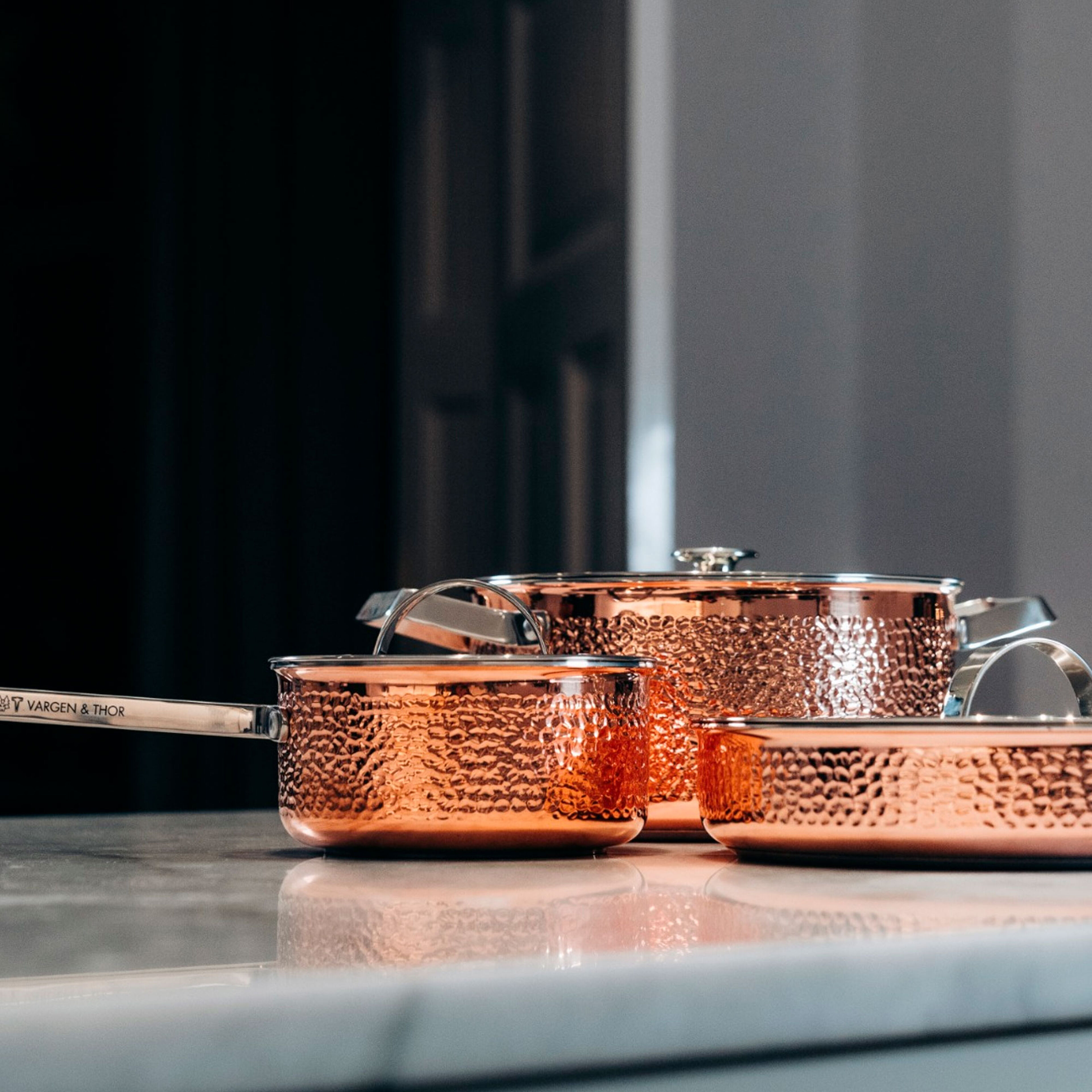 Vargen & Thor Mjölner XL gryde- og pandesæt 6 dele