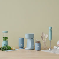 Foodie elektrisk mælkeskummer, dusty blue