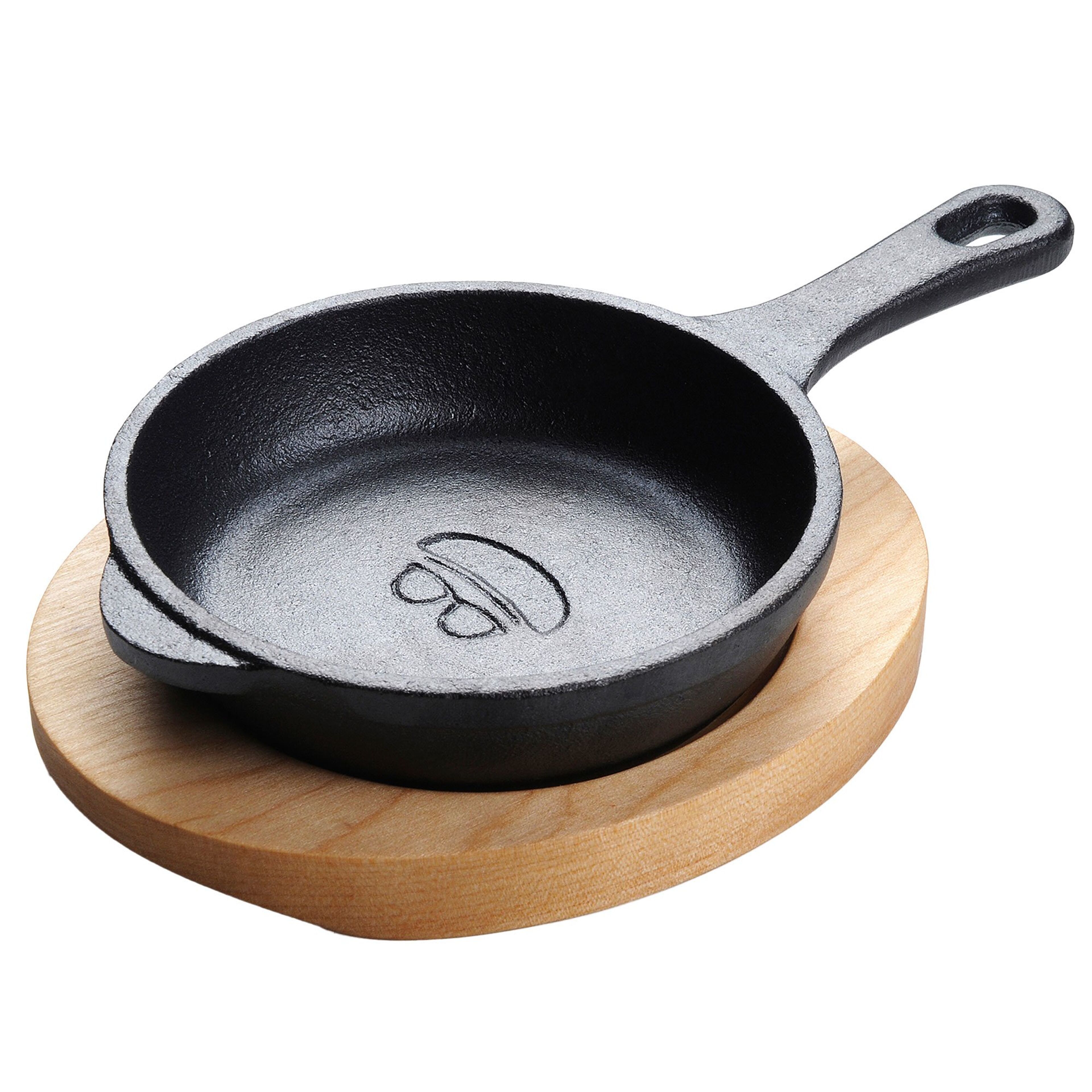 Ministekpanna 10 cm, gjutjärn