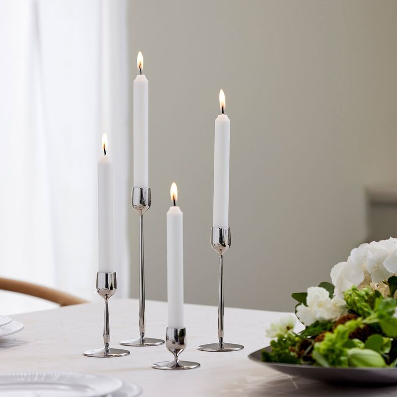 Dorotea lysestake 7x18 cm, blank stål