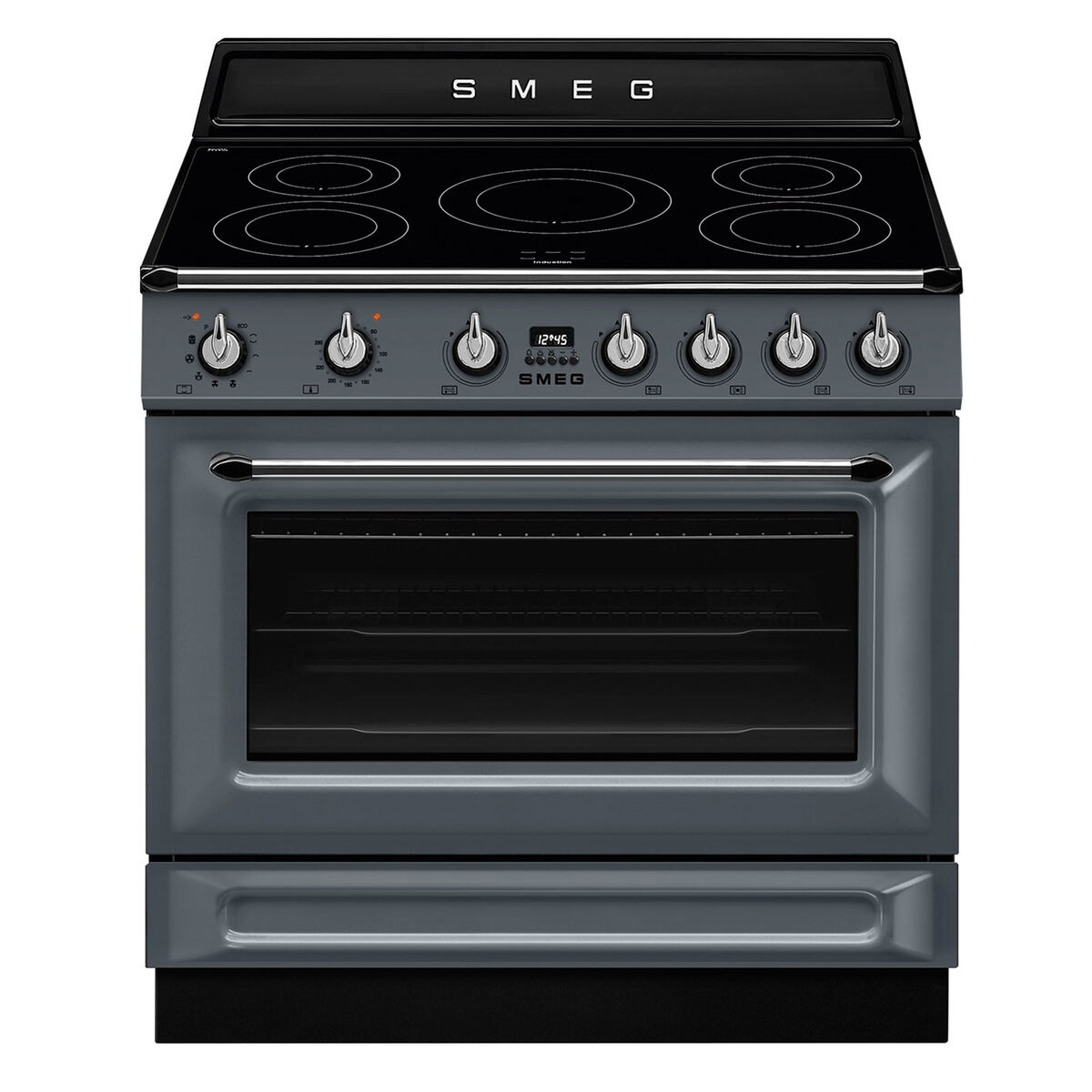 Smeg TR90IPGR Victoria induktionsspis med pyrolys 90 cm, grå