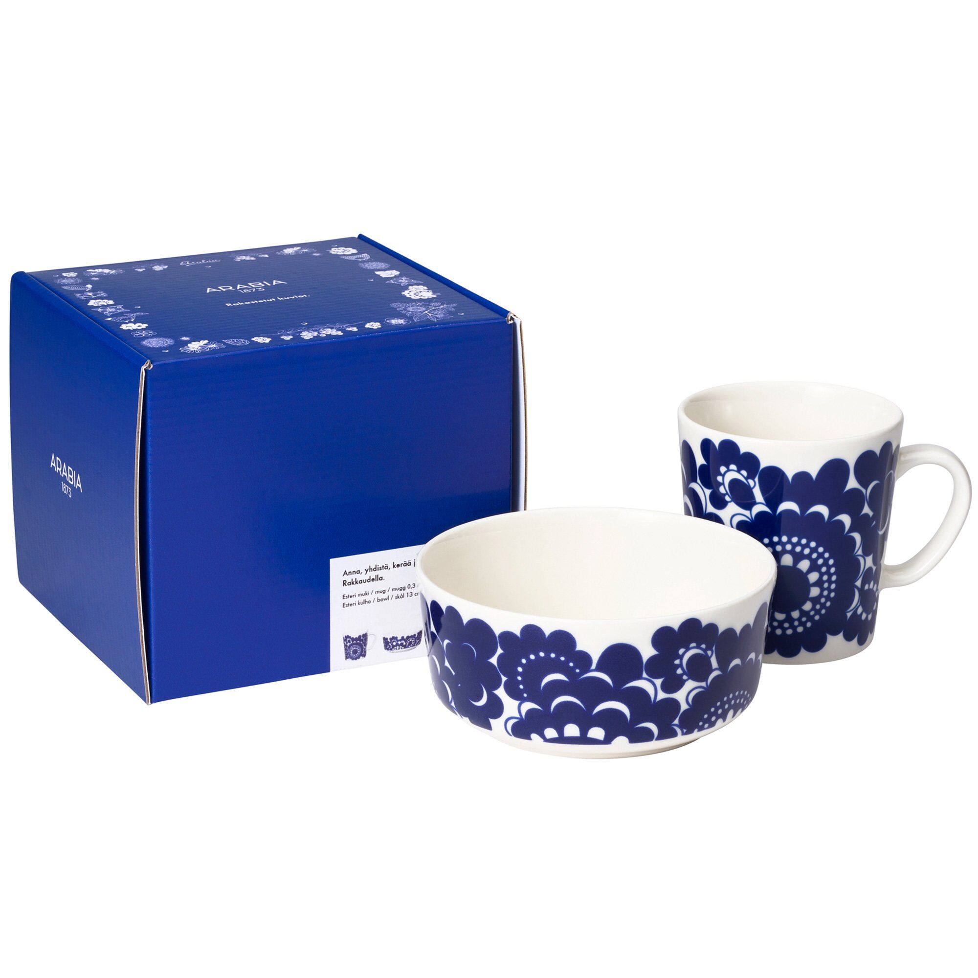 Esteri mugg + skål set