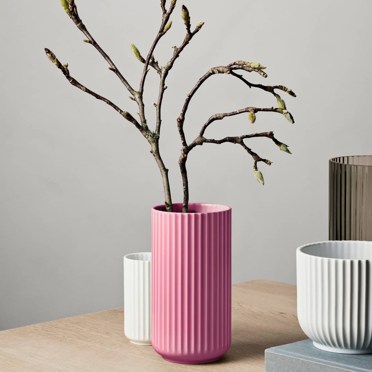 Lyngby vase 20.5 cm, lilla