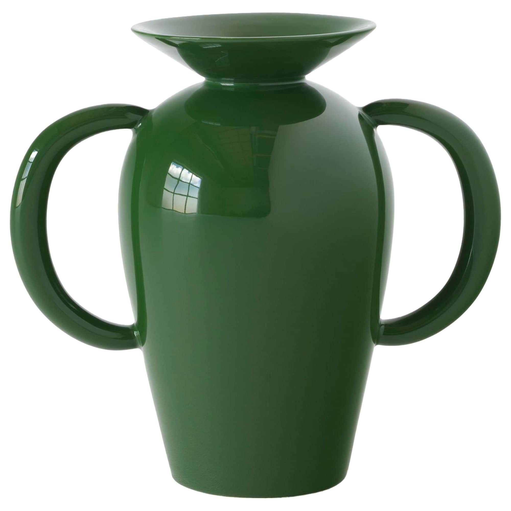 Momento Vase Emerald Green