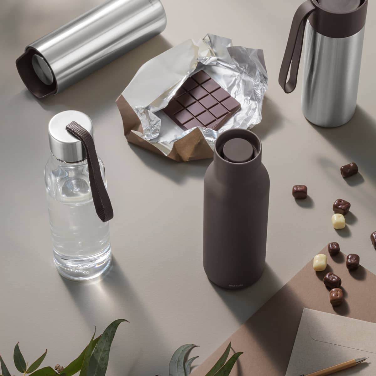 Dricksflaska, 0,5 liter, chocolate