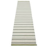 Teo gulvteppe 70 cm x 300 cm, sage/army/vanilla