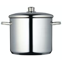 Gryde med låg 11 liter, rustfrit stål