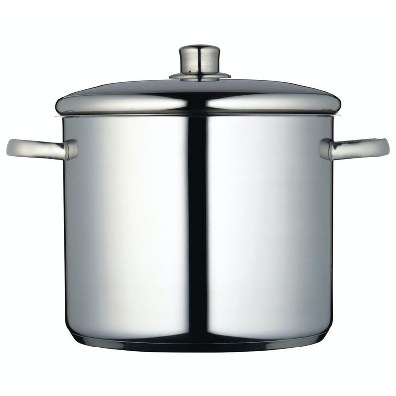 Gryde med låg 11 liter, rustfrit stål