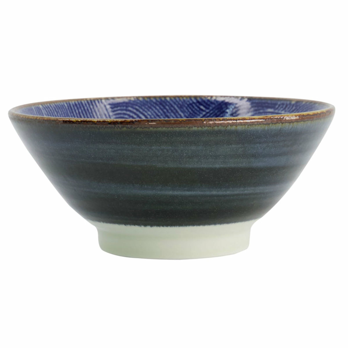 Seigaiha Blue skål 750 ml