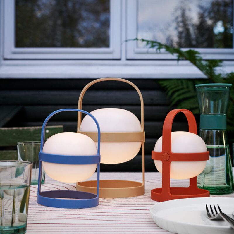 Soft Spot Solar Circular lampe 18,5 cm, terracotta