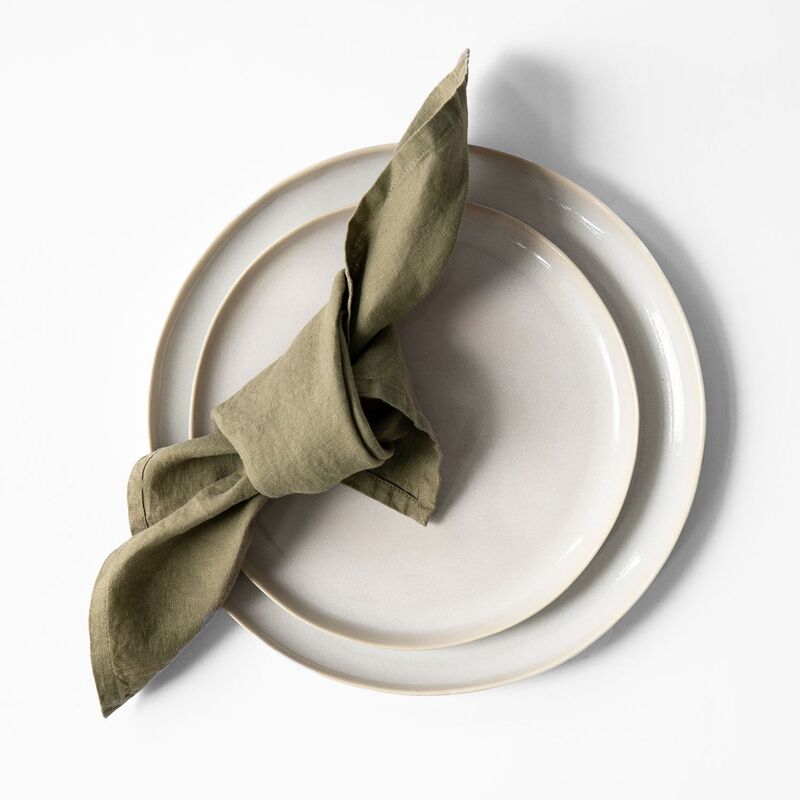 Serviet 45 x 45 cm, olive