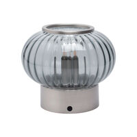 Urc bærbar bordlampe 19 cm, smoke