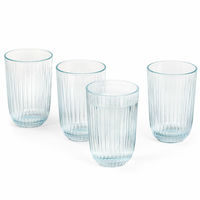 Hammershøi vandglas, 37 cl, Ø 8 cm, 4 stk, klar