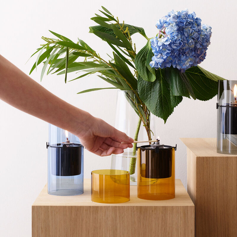 Lucie hurricane oljelampa, azure