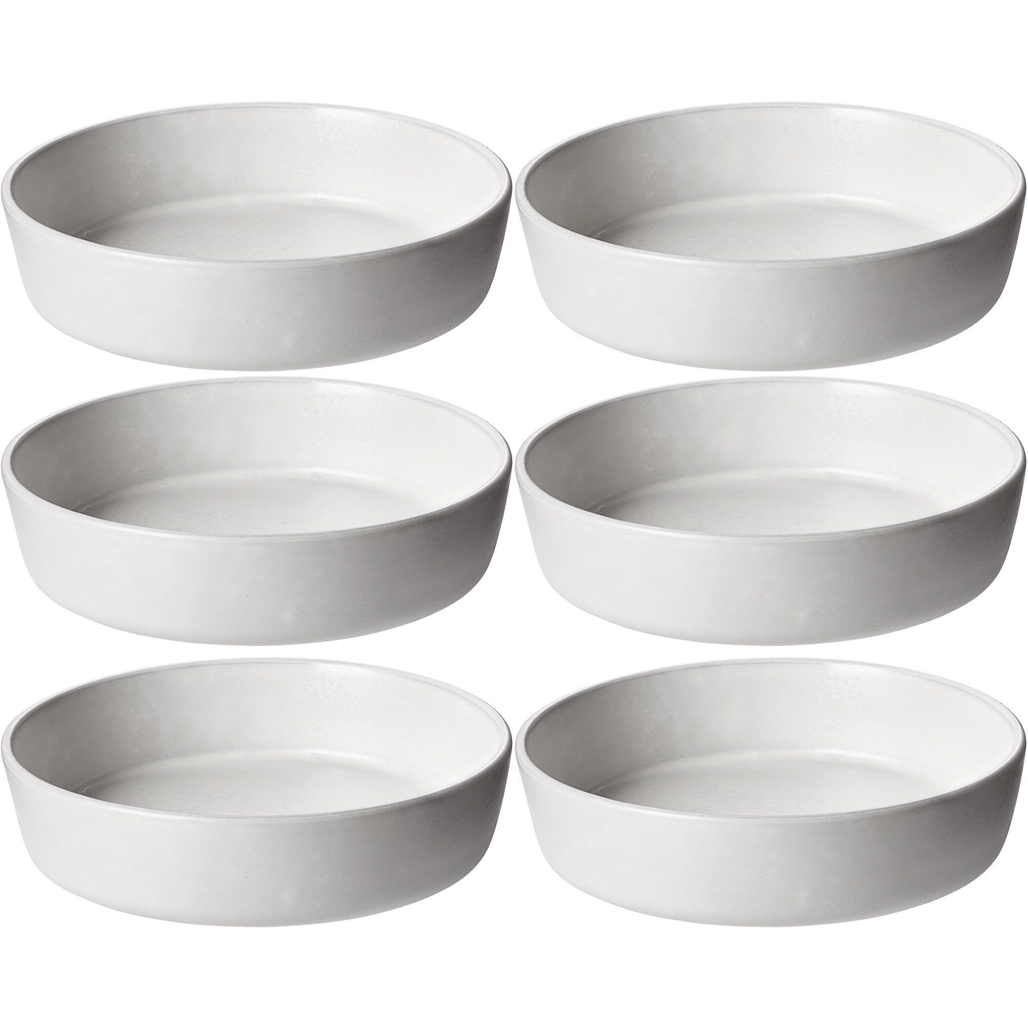 RAW djup tallrik, 6 st, arctic white