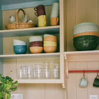 Confetti salatskål 23 cm, vanilla