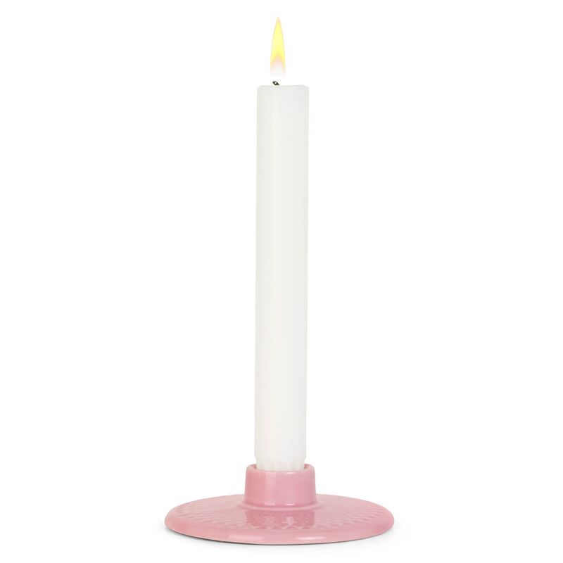 Color ljusstake, rosa