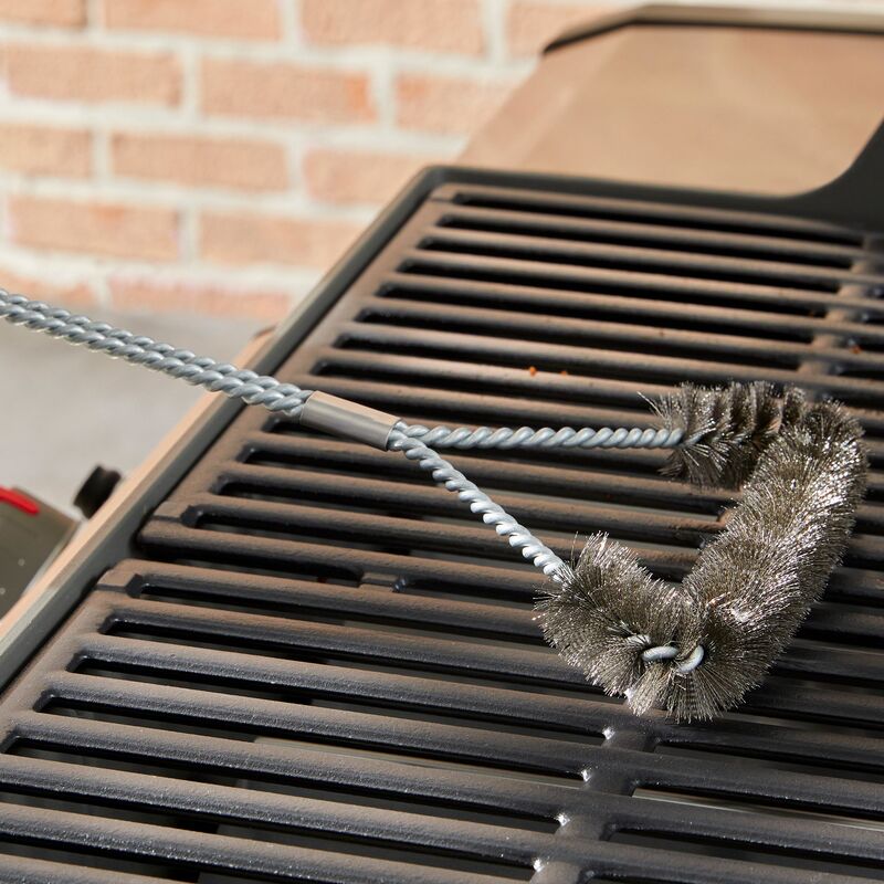 Tresidig grillbørste, 46 cm