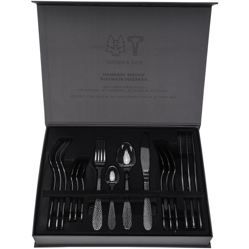 FROST bestiksæt 16 dele, Onyx