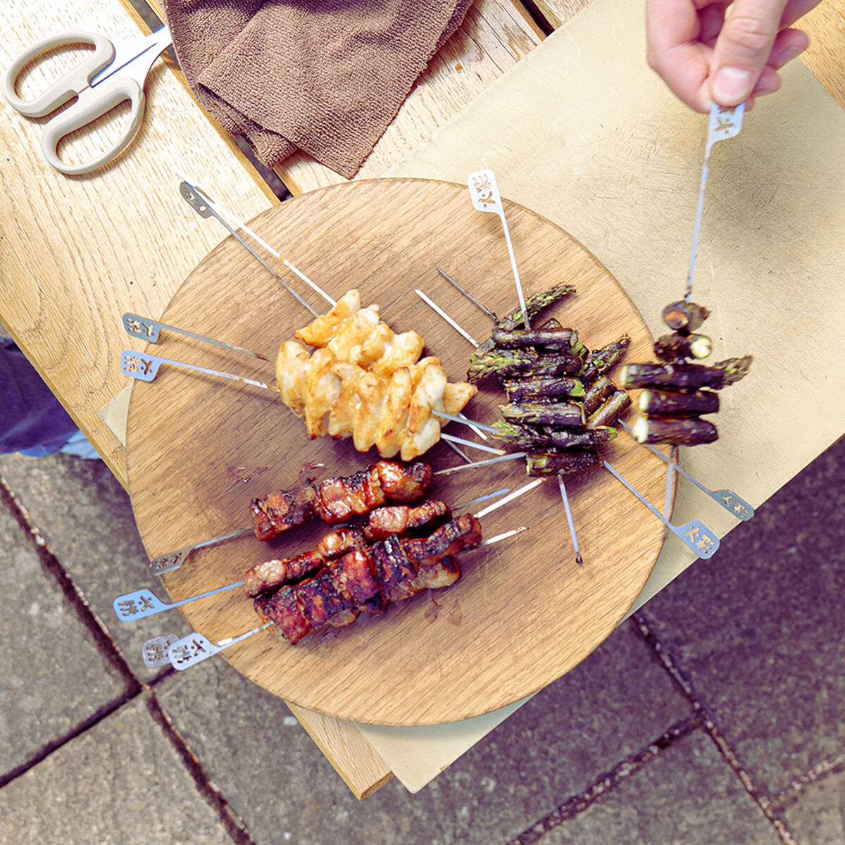 Hibachi grillspydsæt til Long Kasai Grill