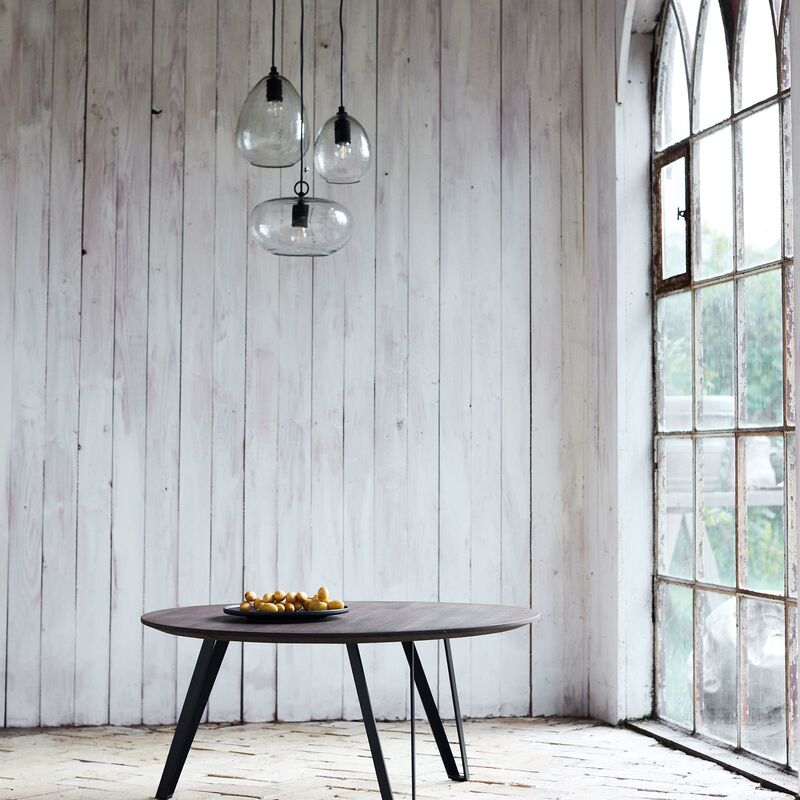 Kiho taklampe medium 20x27 cm, klar