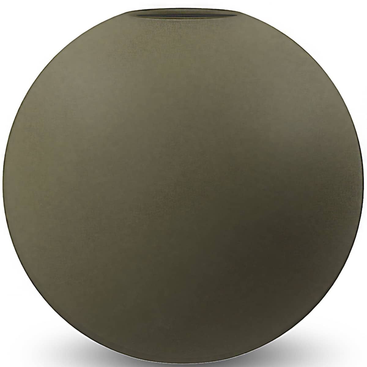 Ball vas, 20 cm, olive