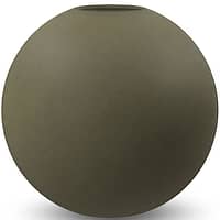 Ball vas, 20 cm, olive