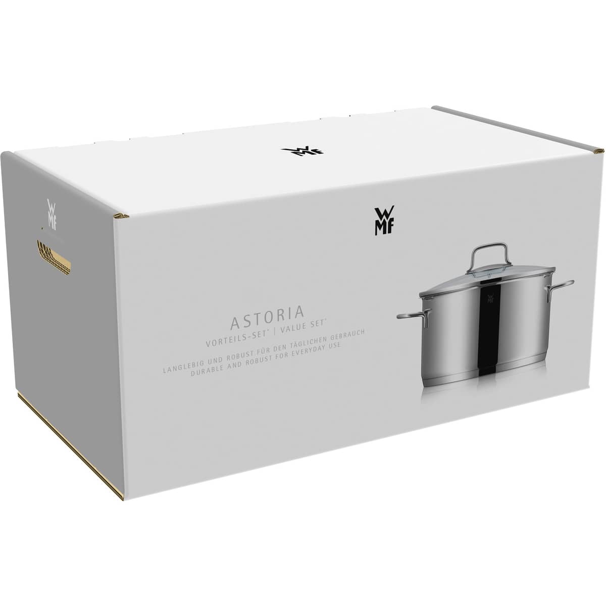 Astoria 5 -osainen kattilasetti, sis. 4 lasikantta