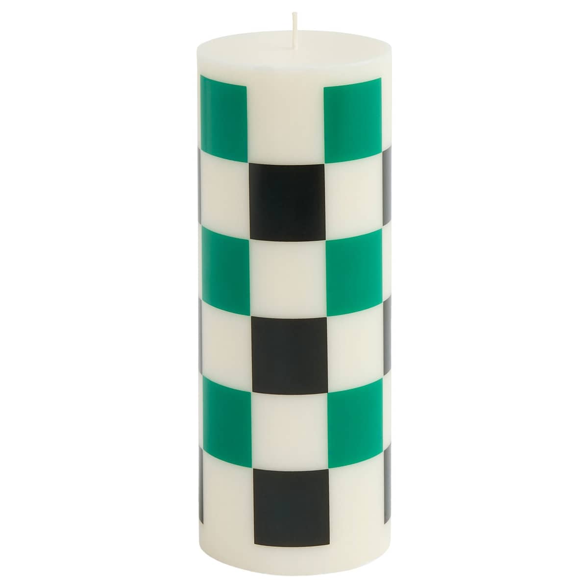 Hay Column lys medium, white green/black check