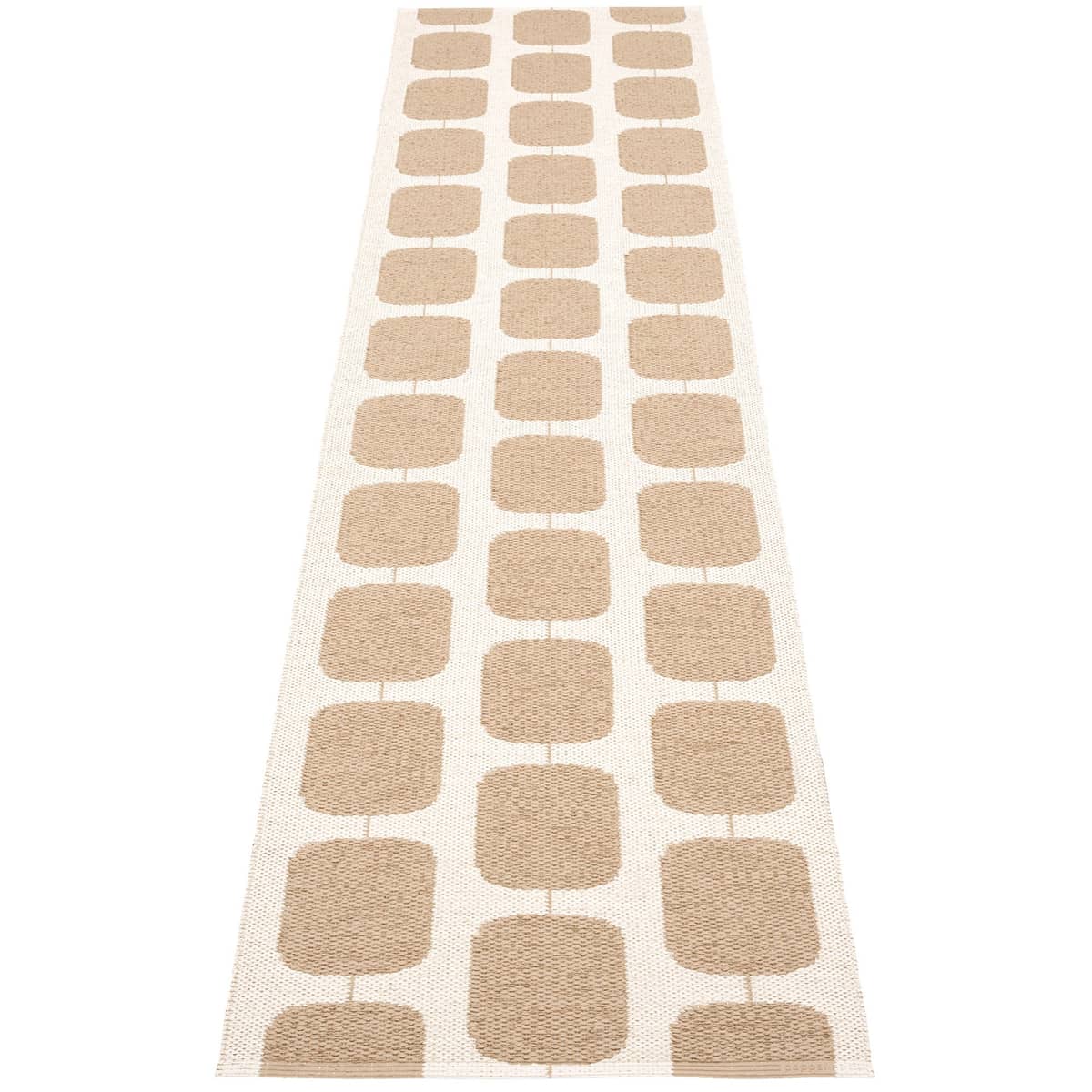 Gulvteppe Sten, 70 x 300 cm., light nougat/vanilla
