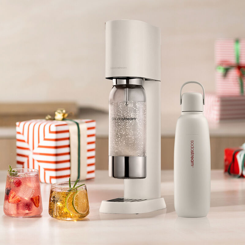 Ensō kullsyremaskin + flaske, matt sand