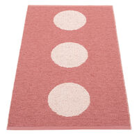 Pappelina Vera Pop teppe 70 × 120 cm, blush/pink