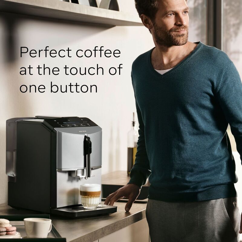 EQ300 Kahviautomaatti, ruostumaton teräs