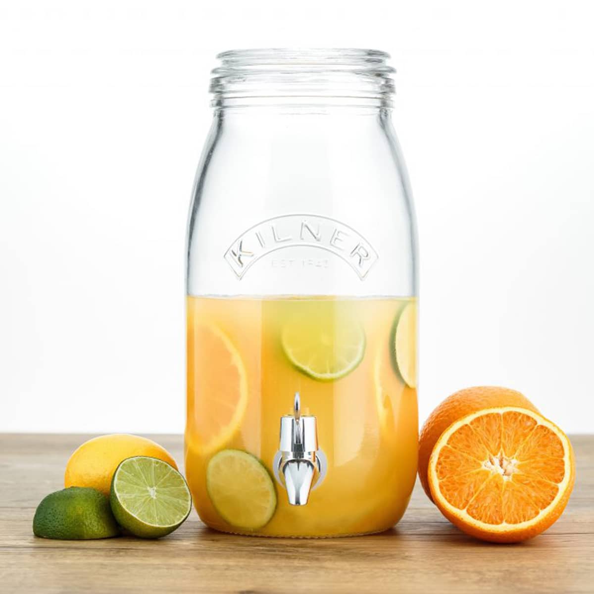 Glasbeholder med tappehane 3 liter