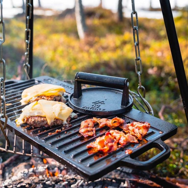 Outdoor Smash Burger sæt