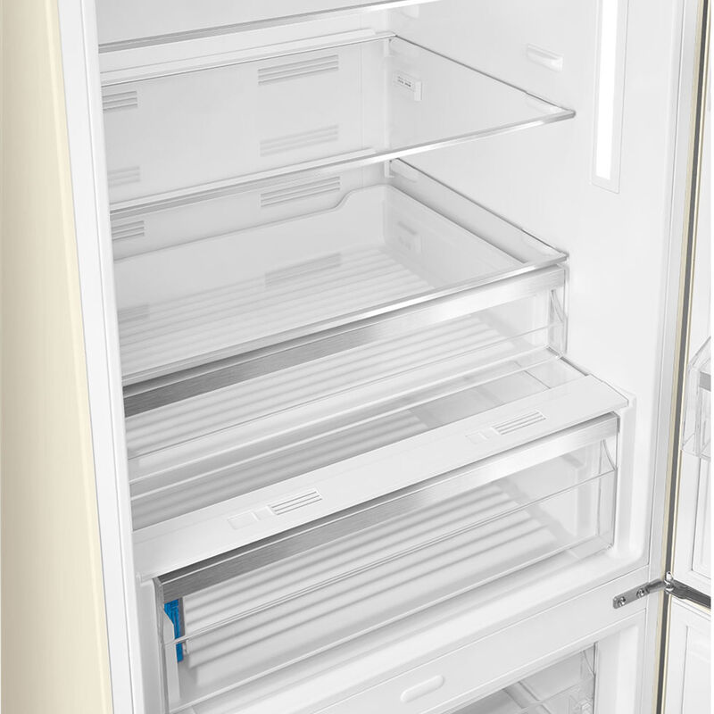 FAB38RCR6 högerhängd kyl/frys 70 cm, creme