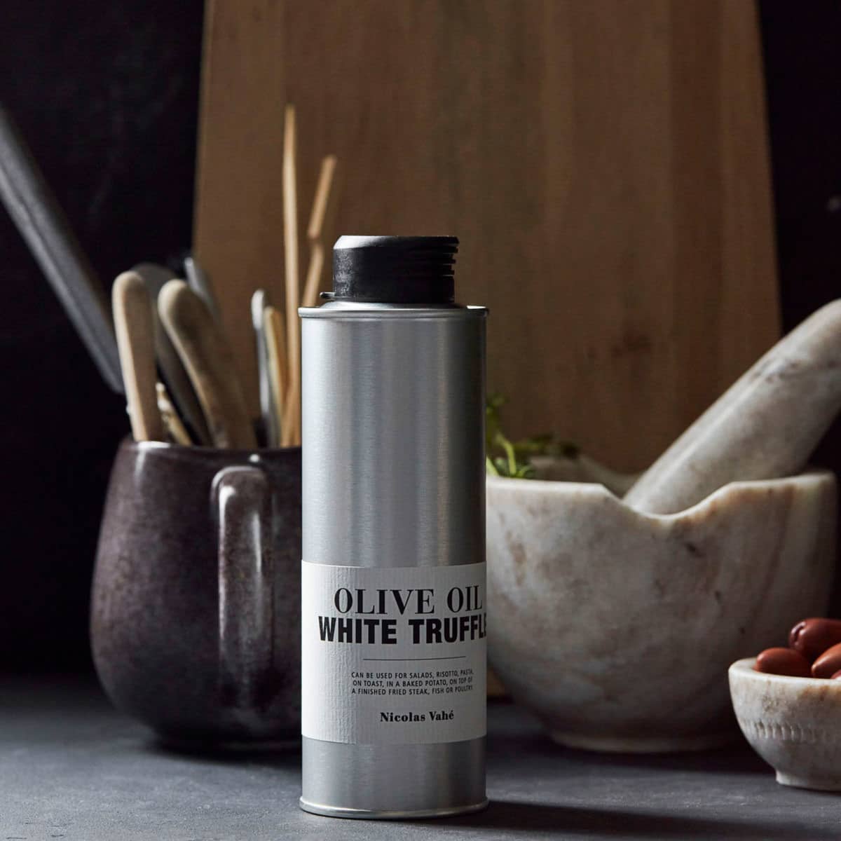 Virgin olive oil with white truffle, 25 cl