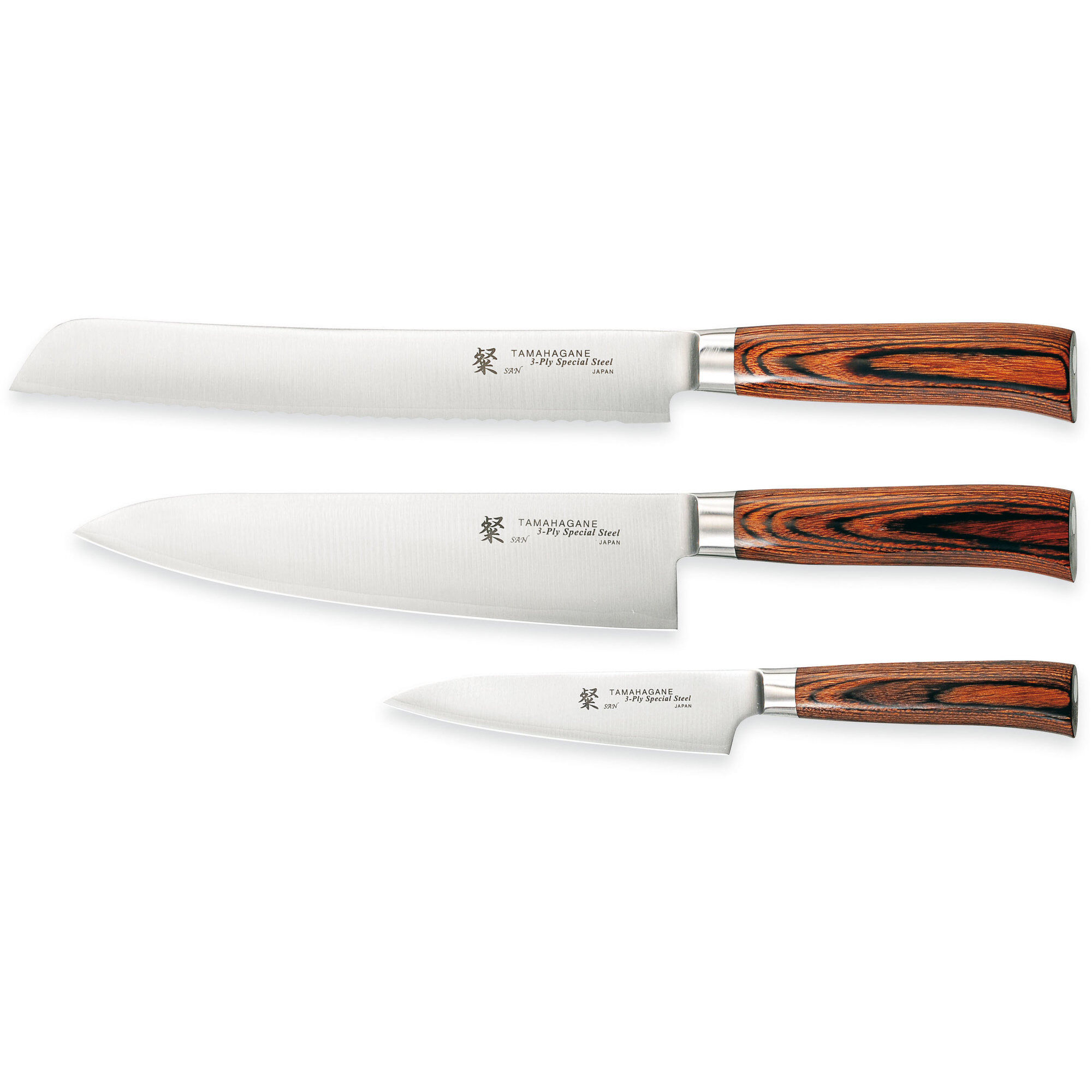 Tamahagane Knivset 3 delar SN-1105 & SN-1108& SN-1118