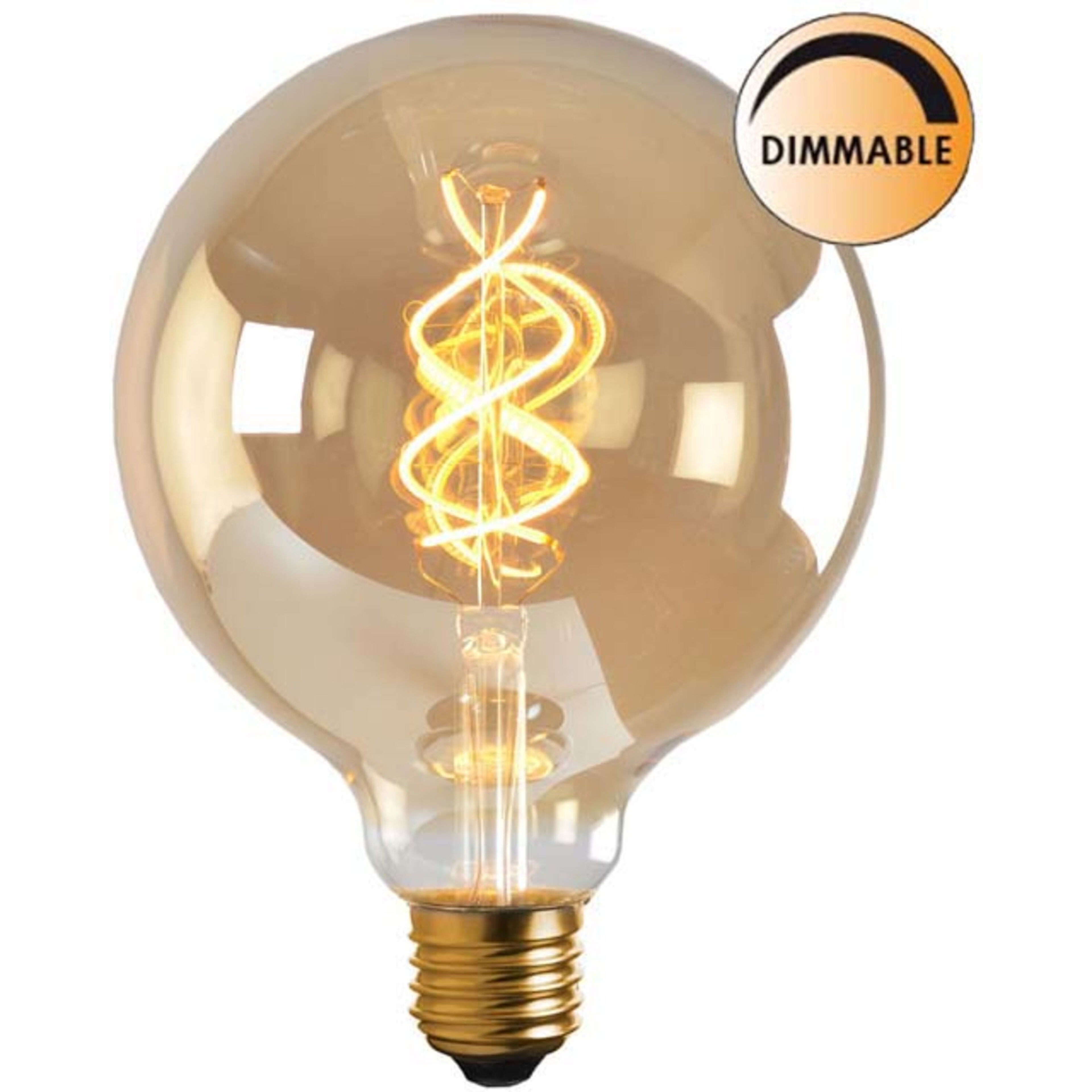 Ljuskälla LED Soft Filament Dimbar Guld 100 mm