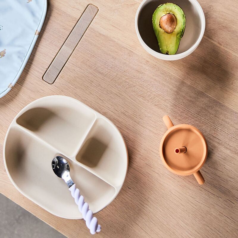 OYOY Mini Mellow børnebestik, lavender/vanilla/red