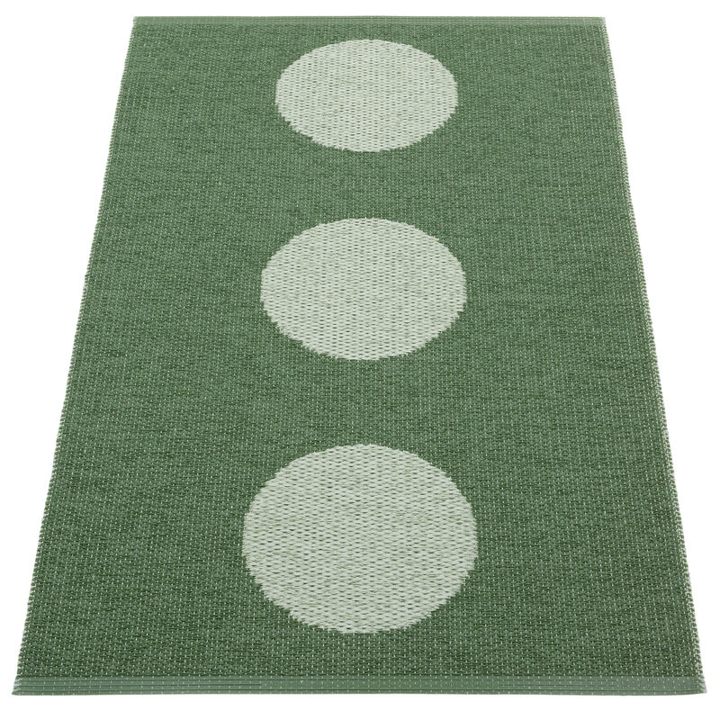 Pappelina Vera Pop teppe 70 × 120 cm, leaf/misty mint